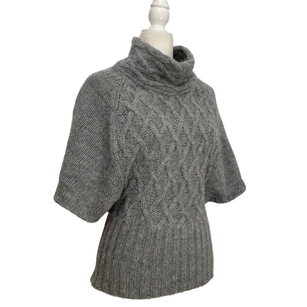 Twins Made in Italy Wool Alpaca Italian Sweater Cable knit - Picture 2 of 10